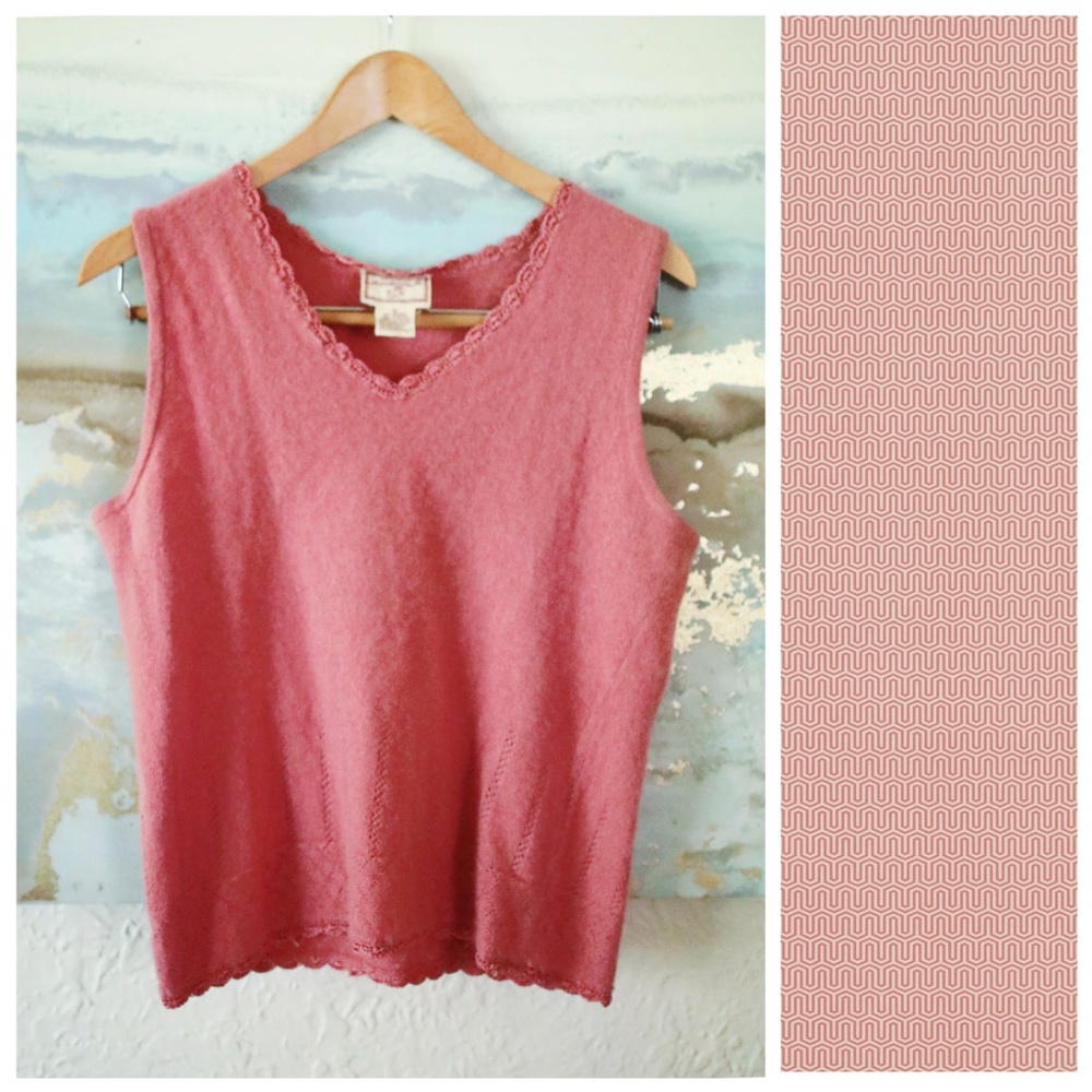 April Cornell lambswool and angora sweater